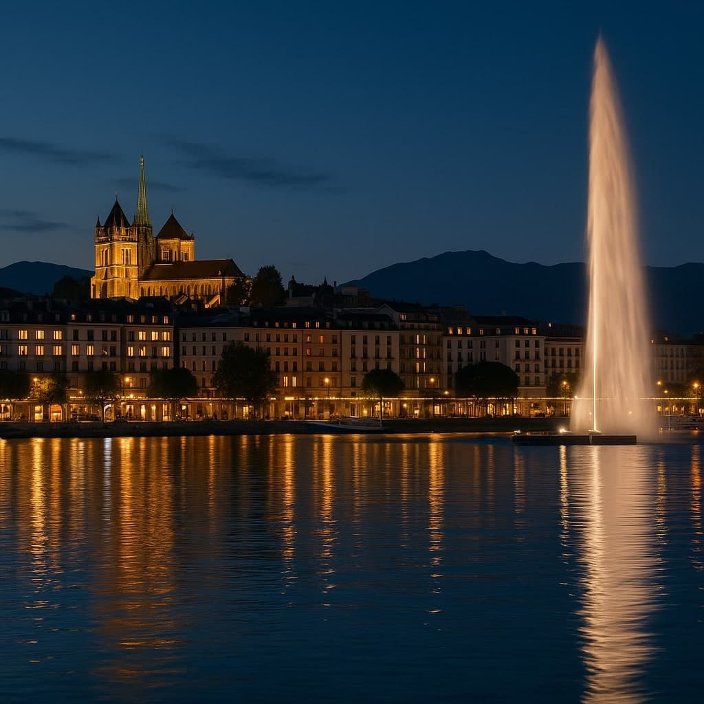 Geneva skyline